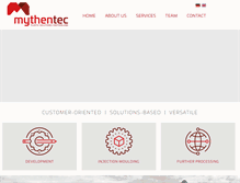 Tablet Screenshot of mythentec.com